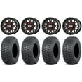 thumbnail image 1 of KS135 Grenade 15" Wheels Black 32" Terra Hook Tires Sportsman RZR Ranger, 1 of 4