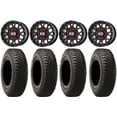 thumbnail image 1 of KS135 Grenade Black 15" Wheels 30" BFG KM3 Tires Sportsman RZR Ranger, 1 of 4