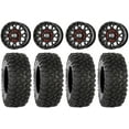 thumbnail image 1 of KS135 Grenade Black 15" Wheels 30" XC450 Tires Can-Am Commander Maverick Renegade Outlander Defender, 1 of 4