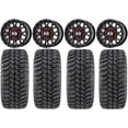 thumbnail image 1 of KS135 Grenade Black 15" Wheels 32" Regulator Tires Sportsman RZR Ranger, 1 of 4
