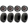 thumbnail image 1 of KS135 Grenade Black 15" Wheels 35" Crawler XG Tires Sportsman RZR Ranger, 1 of 4