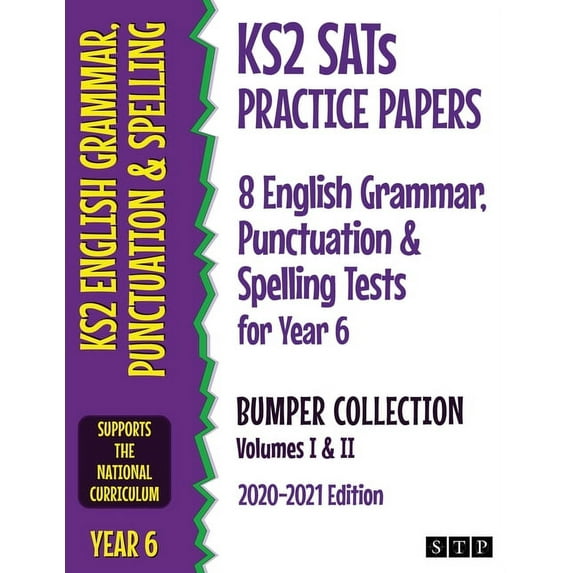 KS2 SATs Practice Papers 8 English Grammar, Punctuation and Spelling Tests for Year 6 Bumper Collection: Volumes I & II , (Paperback)