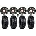 thumbnail image 1 of KS235 Grenade 15" Wheels Black 32" Intersect Tires Sportsman RZR Ranger, 1 of 4