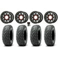 thumbnail image 1 of KS235 Grenade 15" Wheels Black 35" RocScraper Tires Sportsman RZR Ranger, 1 of 4