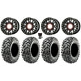 thumbnail image 1 of KS235 Grenade Beadlock 14" Wheels 30" Carnivore R/T Tires Kawasaki Mule Pro FXT, 1 of 4