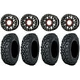 thumbnail image 1 of KS235 Grenade Beadlock 14" Wheels 30" Klever X/T Tires Kawasaki Mule Pro FXT, 1 of 4