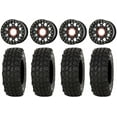 thumbnail image 1 of KS235 Grenade Beadlock 14" Wheels Bk 28" XComp ATR Tires Sportsman RZR Ranger, 1 of 4