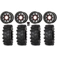 thumbnail image 1 of KS235 Grenade Beadlock 14" Wheels Bk 30" Outlaw M/T Tires Can-Am Maverick X3 / Honda Pioneer 1000 / Talon, 1 of 4