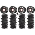 thumbnail image 1 of KS235 Grenade Beadlock 14" Wheels Bk 30" Outlaw Max Tires Kawasaki Teryx Mule, 1 of 4
