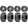 thumbnail image 1 of KS235 Grenade Black 15" Wheels 35" Roxxzilla Tires Sportsman RZR Ranger, 1 of 4