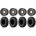 thumbnail image 1 of KS235 Grenade Black 15" Wheels 37" MotoRavage XL Tires Sportsman RZR Ranger, 1 of 4