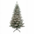 thumbnail image 1 of KSA 6' Pre-Lit Flocked Pine Artificial Christmas Tree, Clear Lights, 1 of 2