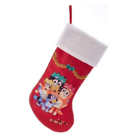 Kurt Adler Bluey and Family Christmas Party Stocking