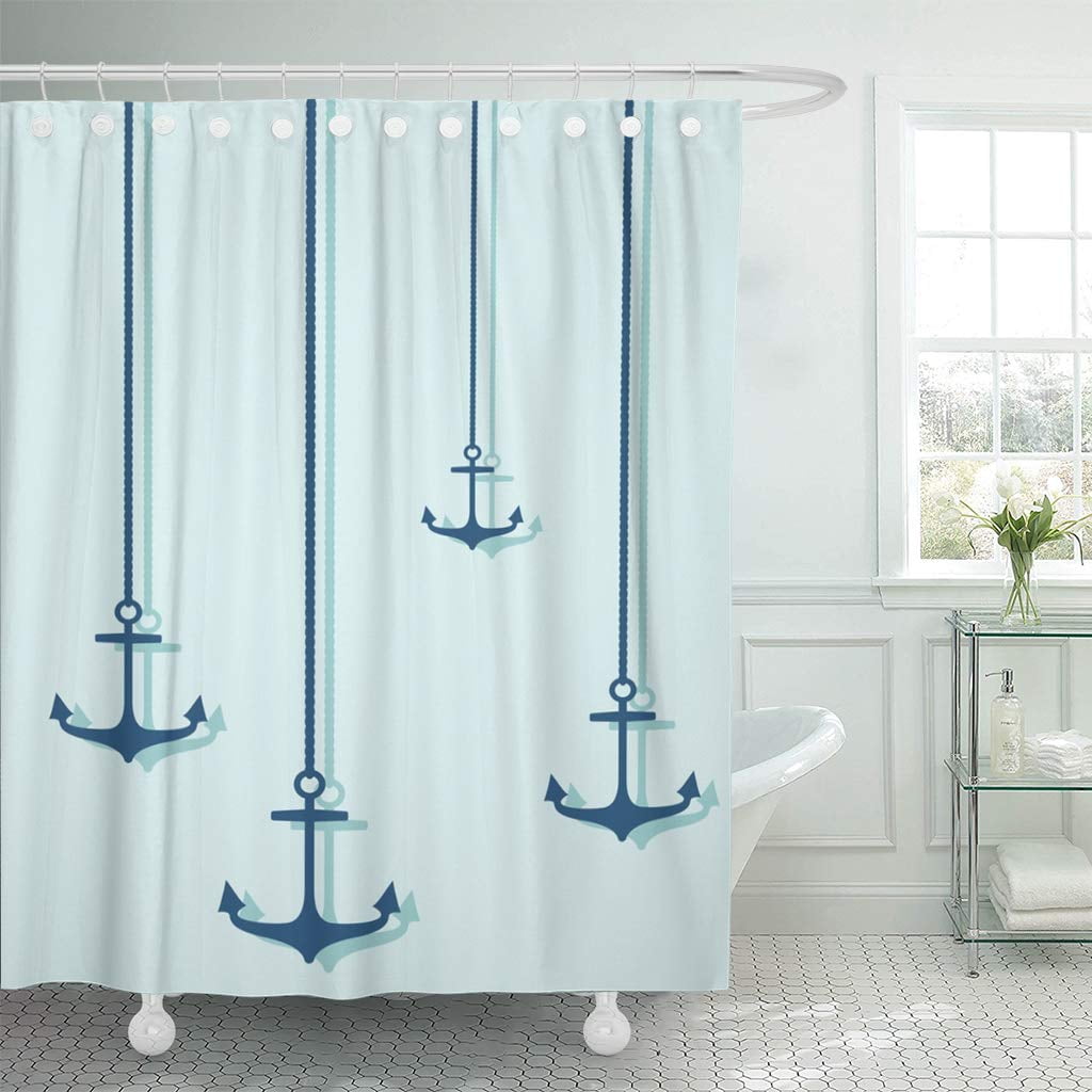 KSADK Abstract Nautical Anchors by Rope Classic Equipment Graphic Hang