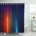 thumbnail image 1 of KSADK Blue Black Digital Structure of Abstract Orange Blur Bright Celebrate Celebration Color Dark Shower Curtain Bathroom Curtain 66x72 inch, 1 of 1