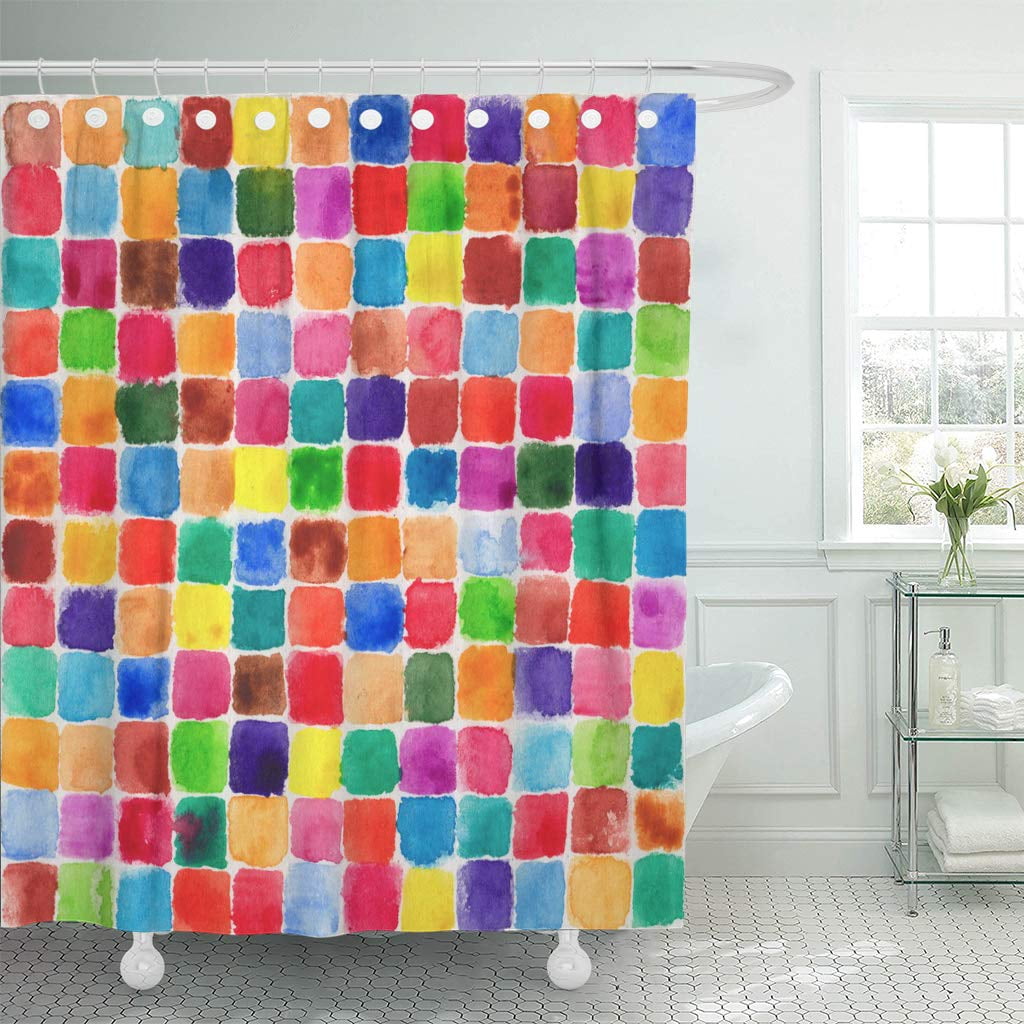 KSADK Blue Color Watercolor Hand Colorful Abstract Paint Water Aqua