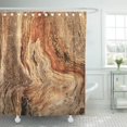 thumbnail image 1 of KSADK Brown Abstract Gnarled Tree Aged Bark Board Close Close Cracked Dark Shower Curtain Bathroom Curtain 66x72 inch, 1 of 1