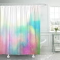 thumbnail image 1 of KSADK Color Abstract Colorful for Vintage Colour Feel Kids Overflowing Paint Retro Shower Curtain Bathroom Curtain 66x72 inch, 1 of 1