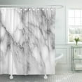 thumbnail image 1 of KSADK Gray Abstract White Marble Pattern for Interior Product Design Architecture Bathroom Shower Curtain 66x72 inch, 1 of 1