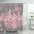 thumbnail image 1 of KSADK Gray Light Pink Bokeh on Grey Red Abstract Beautiful Blurred Bridal Bride Shower Curtain Bathroom Curtain 66x72 inch, 1 of 1