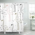 thumbnail image 1 of KSADK Pink Graphic Cute Summer with Flamingo Gold Africa African Animal Beach Beautiful Shower Curtain Bath Curtain 66x72 inch, 1 of 1