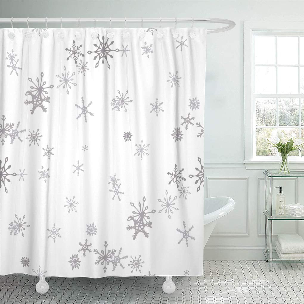 KSADK Snowflakes Christmas Pattern Funny Childish in Doodle for Holiday