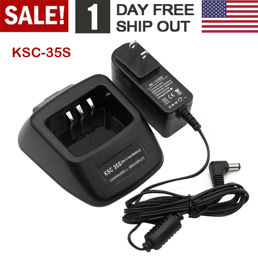 KSC35S Rapid Charger Set For KENWOOD TK2312 TK3312 TK2400 TK2402