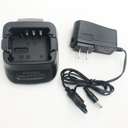 KSC-43 Rapid Charger fit for Kenwood TK-3000 TK-3400 TK-2402V TK-2200 TK-2200L TK-2206 TK-2202 TK-2207 TK-2207G TK-3200 TK-3200L TH-K20 TH-K20A TK-2000 KNB-63L KNB-65L KNB-45L KNB-29N Battery Charger