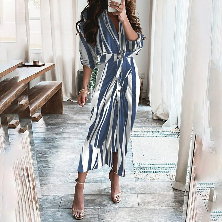 V neck peplum sales dress