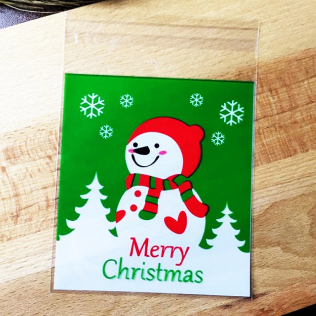 KSCYKKKD Gift Bags,Merry Candy Gift Bags Christmas Xmas Santa Cookies