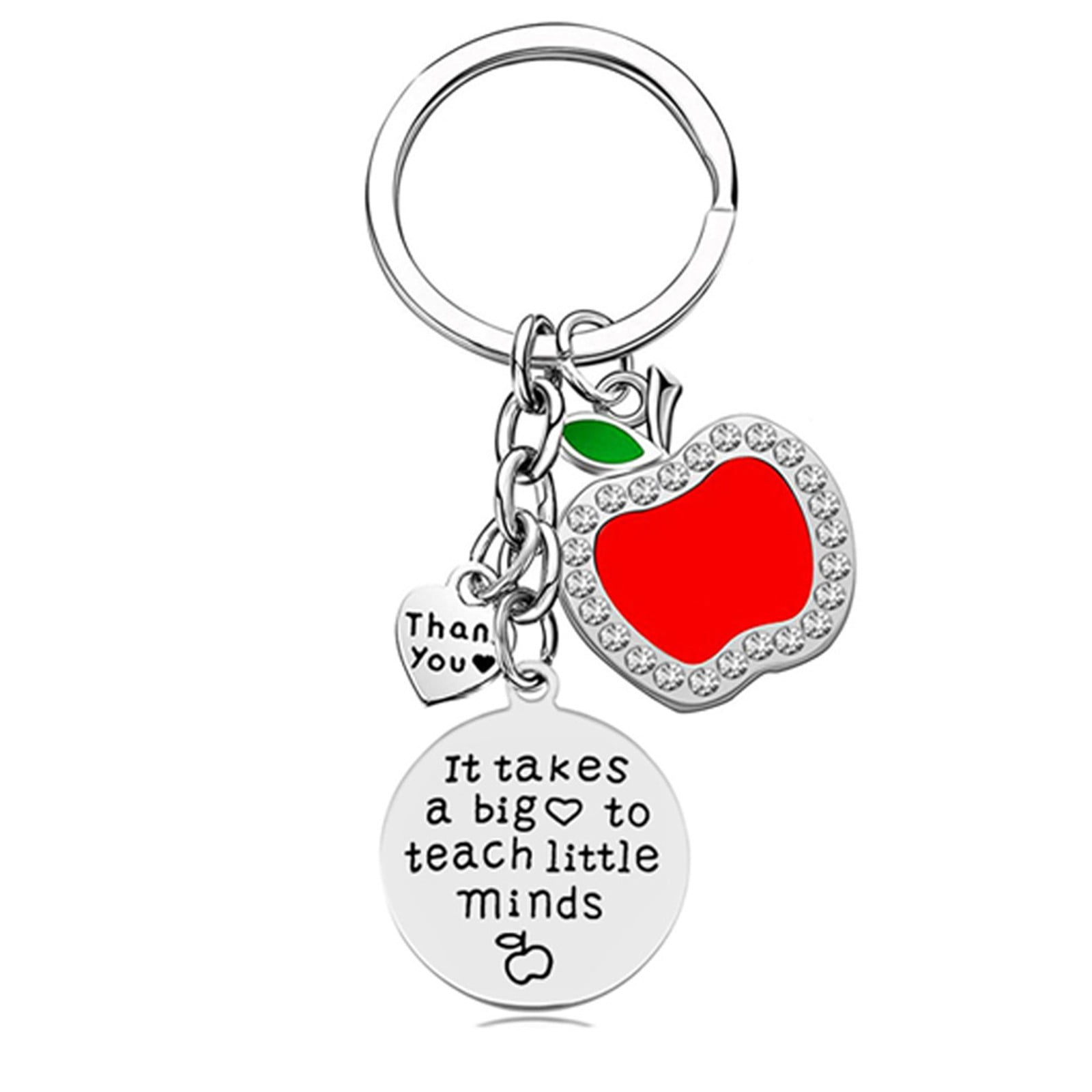 KSCYKKKD Teacher Keychain Graduation Gifts 2023 Heart Charm Teacher