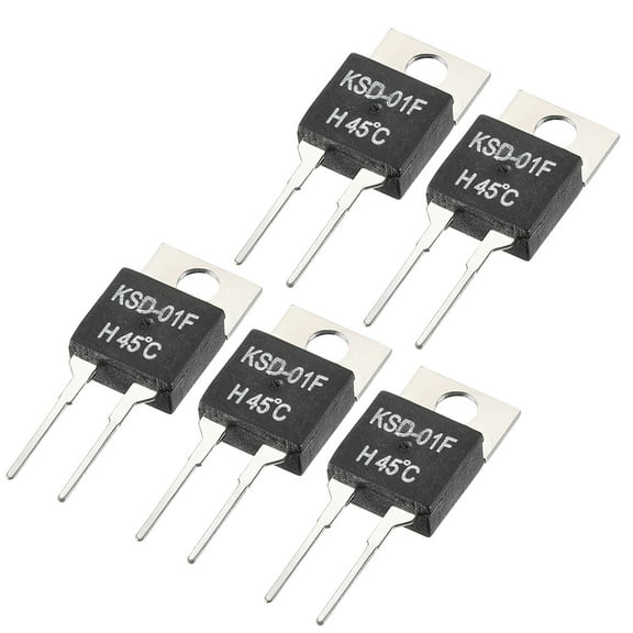 KSD-01F Thermostat , Temperature Controller 45 N.O Normal Open 5pcs