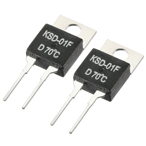 KSD-01F Thermostat , Temperature Controller 70 N.C Normal Close 2pcs