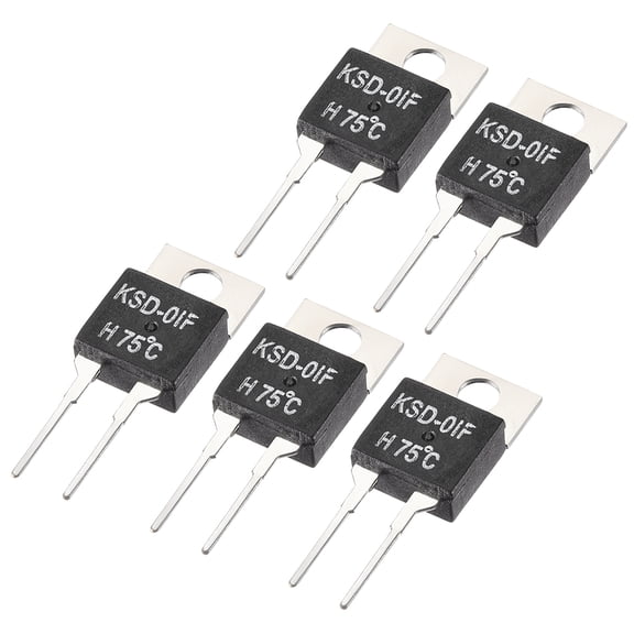 KSD-01F Thermostat , Temperature Controller 75 N.O Normal Open 5pcs