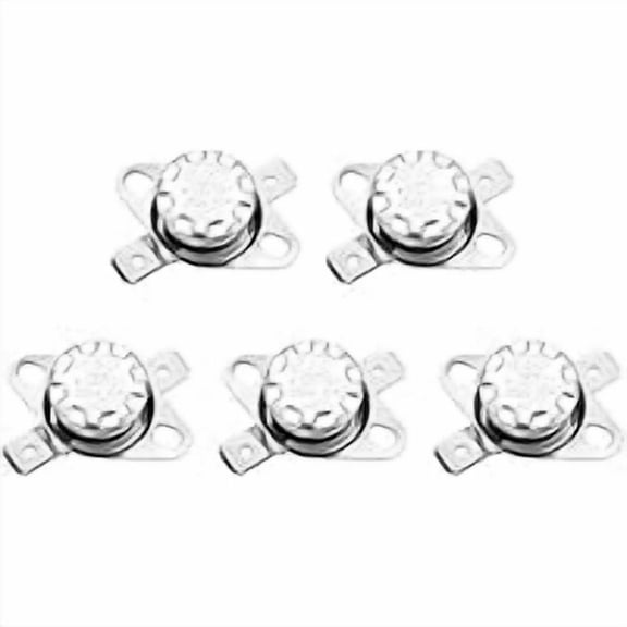 KSD301 Thermostat 80C NC Temperature Thermal Control Switch, [for Microwave Oven Refrigerators] - Normally Closed/5pcs - Multi-Functional High-Efficiency Design for Modern Kitchen House