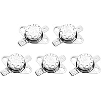 KSD301 Thermostat 85C NC Temperature Thermal Control Switch, [for Microwave Oven Refrigerators] - Normally Closed/5pcs - Multi-Functional High-Efficiency Design for Modern Kitchen House