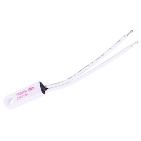 KSD9700 Normally Closed Temperature Control Switch Ceramic Probe 140C Thermostat, 250V 10A (3.1 inches / 8 cm)