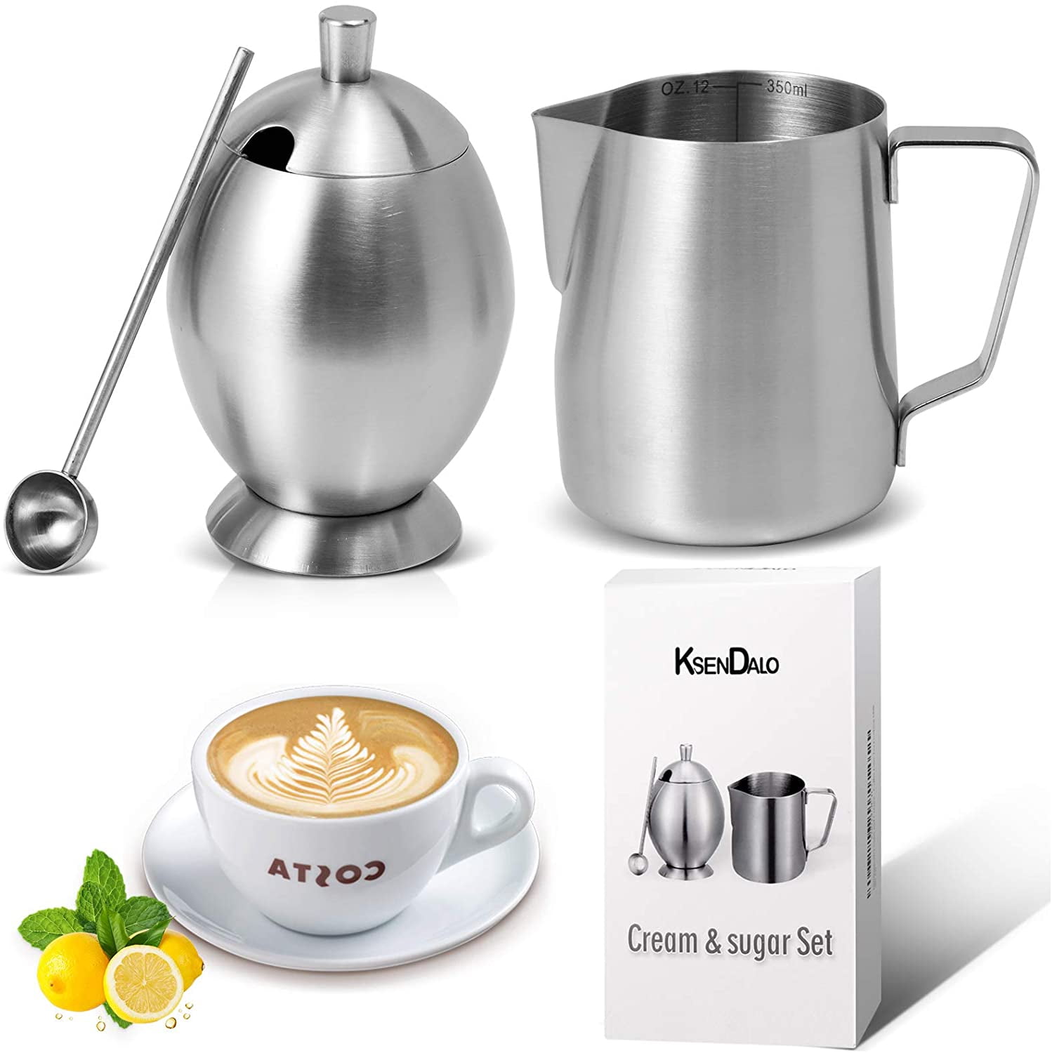 KSENDALO Coffee Milk Frothing Pitcher Cup Creamer Togo Ubuy