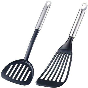 KSENDALO Fish Spatula for Nonstick Cookware, Slotted Plastic Spatula for Kitchen Use