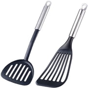 KSENDALO Fish Spatula for Nonstick Cookware, Slotted Plastic Spatula for Kitchen Use