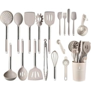 KSENDALO Silicone Cooking Utensils Set, 26 Pcs Hea