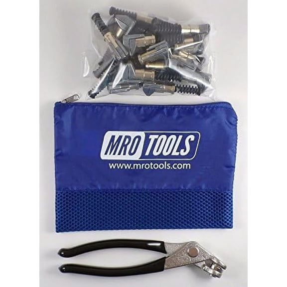 KSG3S25P 3/4 x 1/2 Cleco Side-Grip Clamps (SET OF 25) + Cleco Pliers w/Carry Bag