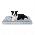 thumbnail image 1 of KSIIA 35in Washable Dog Bed for Large Dogs with Anti-Slip Bottom, Pet Pad for Crate for Large Sized Puppies, 1 of 8