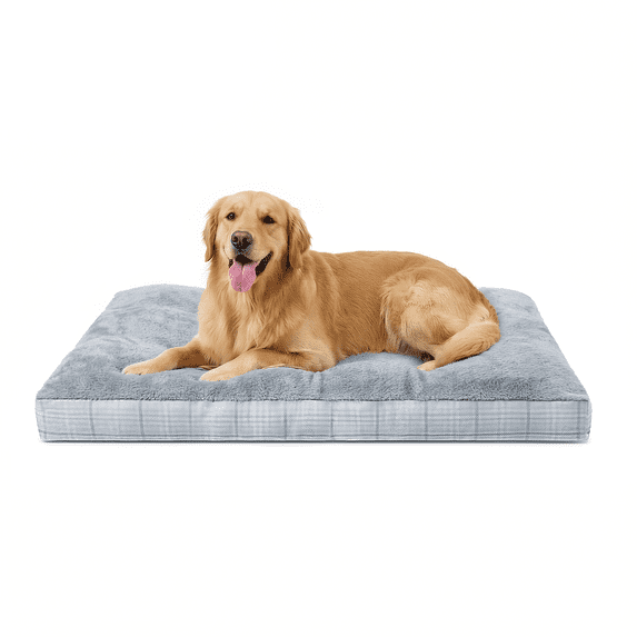 KSIIA 47in Washable Dog Bed for XXLarge Dogs with Anti-Slip Bottom, Pet Pad for Crate for XXLarge Sized Puppies