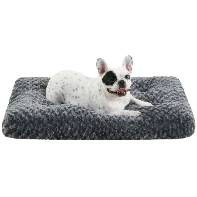 KSIIA Dog Crate Beds 30" Plush Washable Dog Kennel Pad for Small Dogs