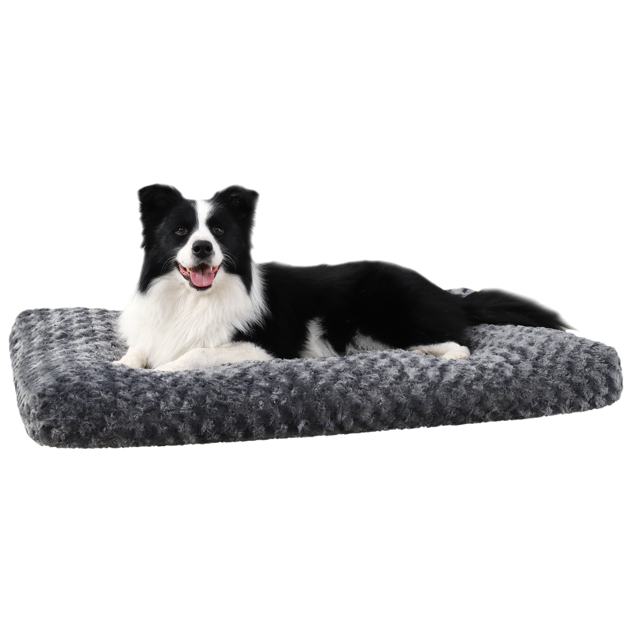 KSIIA Dog Crate Beds 30" Plush Washable Dog Kennel Pad for Small Dogs