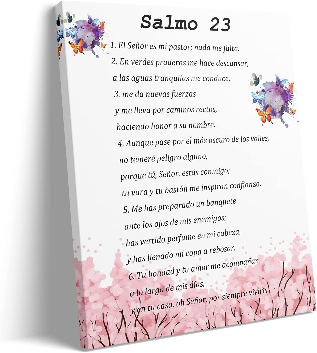 KSIW-Salmo 23 En Espa?ol Para Pared, Psalm 23 Wall Art, Cuadros ...