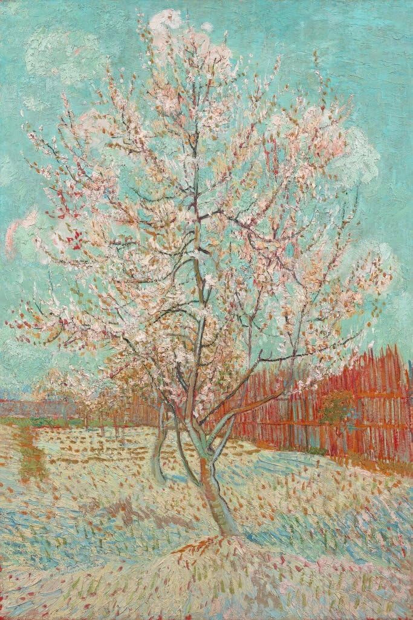 Ksiw-vincent Van Gogh Peach Tree In Blossom Flowering Peach Tree Van 