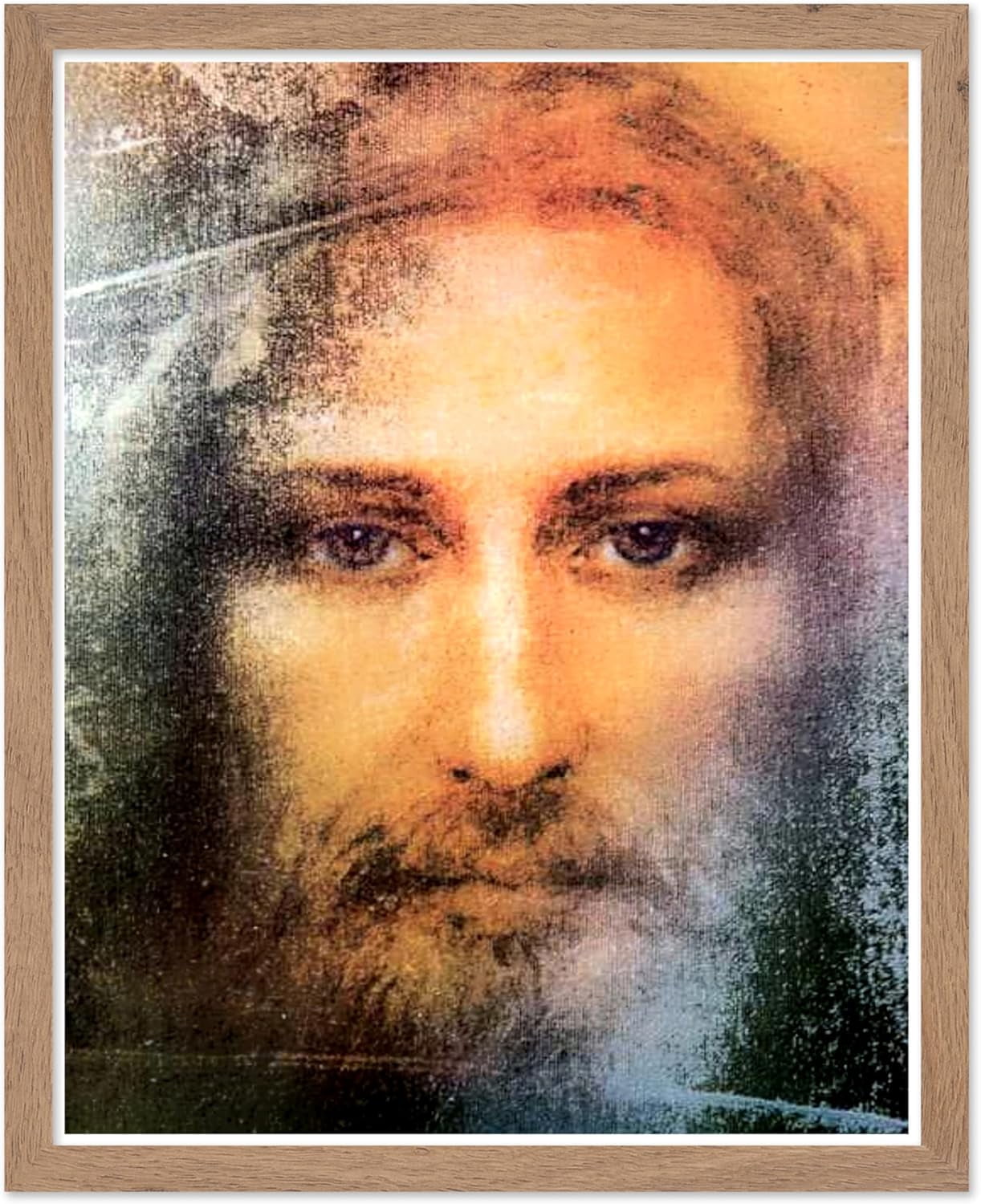 KSIW-Vintage Portrait Poster - Retro Christian Print - Gift for Religious, Friend - Jesus Christ ...
