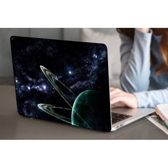 KSK KAISHEK Hard Shell Cover Only Compatible MacBook Pro 14"( XDR Display & Touch ID, 2021 - 2023) + Black Keyboard Cover Model A2779 A2442, Type C Galaxy A 75